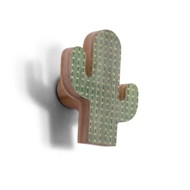 Gancho de parede shape cactus