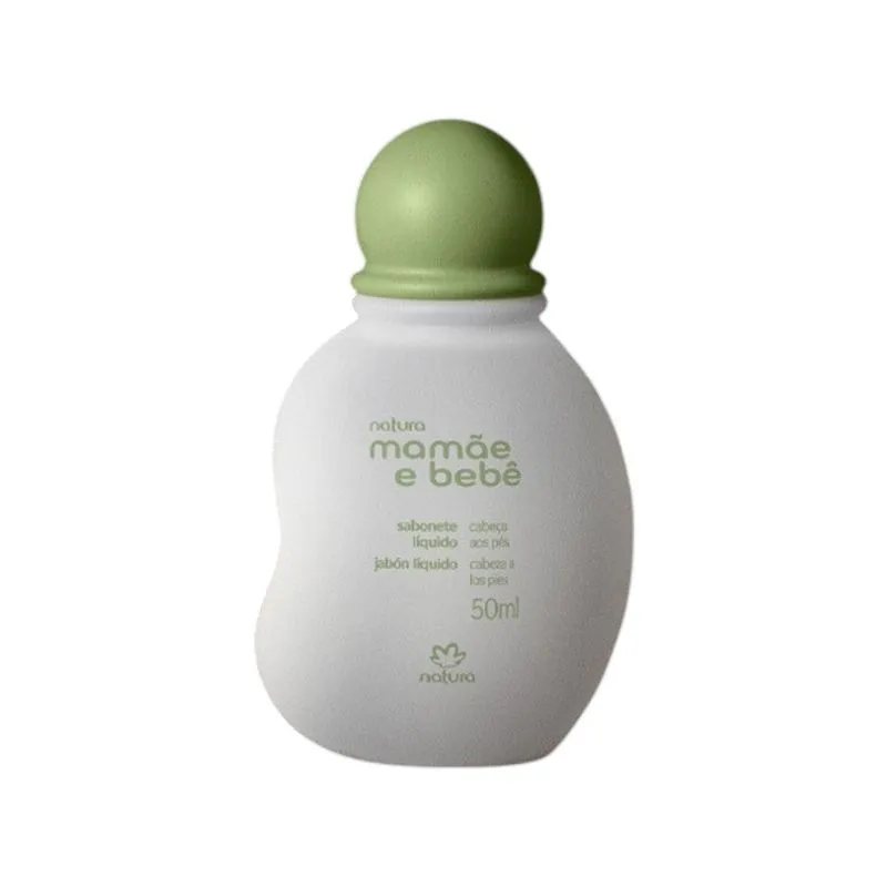 Sabonete Líqudo Mamãe Bebê Da Cabeça Aos Pés 50ml