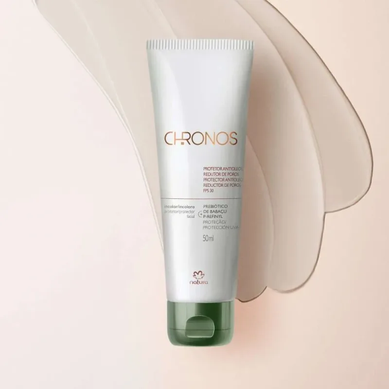 Protetor Antioleosidade Redutor de Poros FPS 30 FPUVA 10 Chronos 50ml