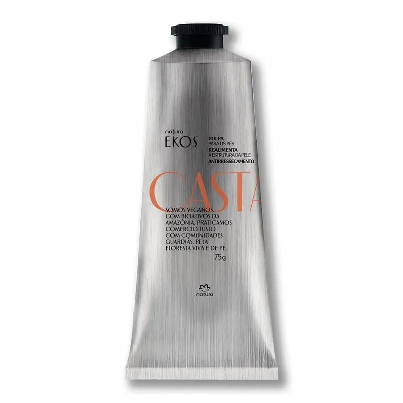 Creme Desodorante Pés 75G Natura Ekos Castanha