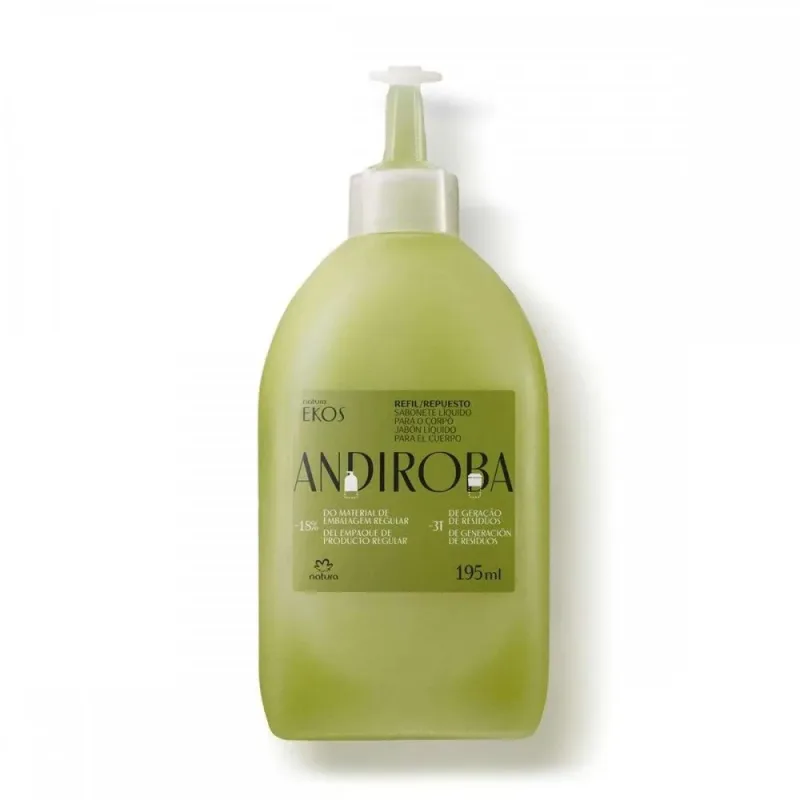 Refil Sabonete Líquido Corporal Ekos Andiroba - 195 ml EX