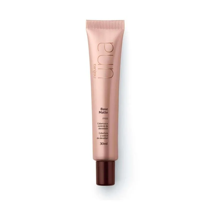 Natura Maquiagem Base Matte Com Protetor Fps 15 Linha Una