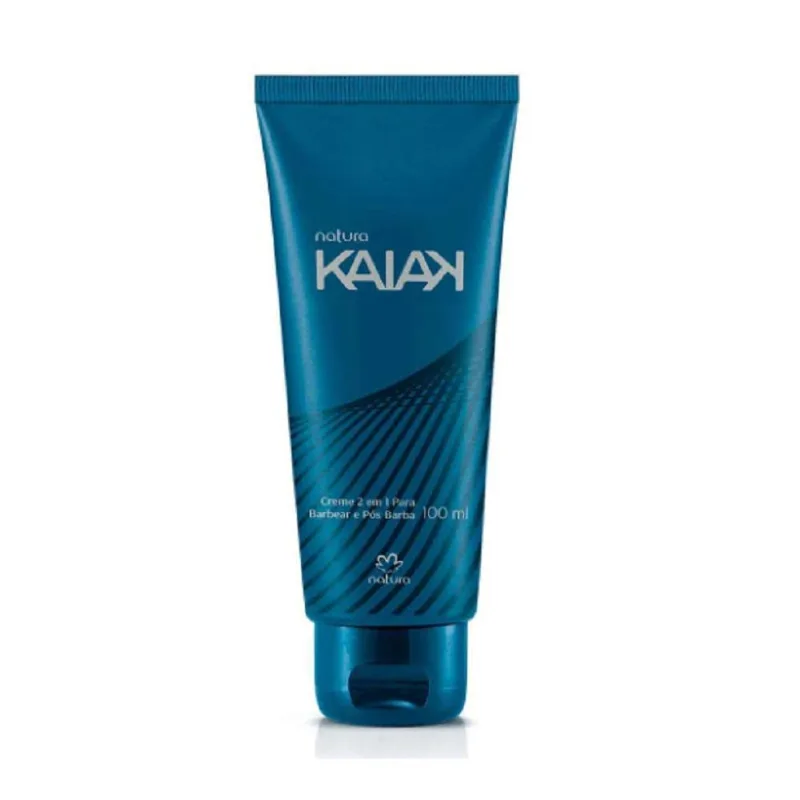 Natura Creme 2 Em 1 Para Barbear E Pós-barba Kaiak - 100ml