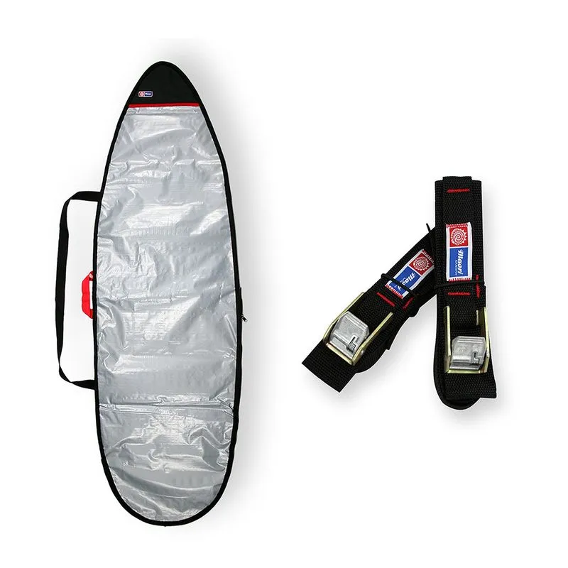 Capa Prancha Surf Refletiva 5'8 A 5'11 Com Fita Rack
