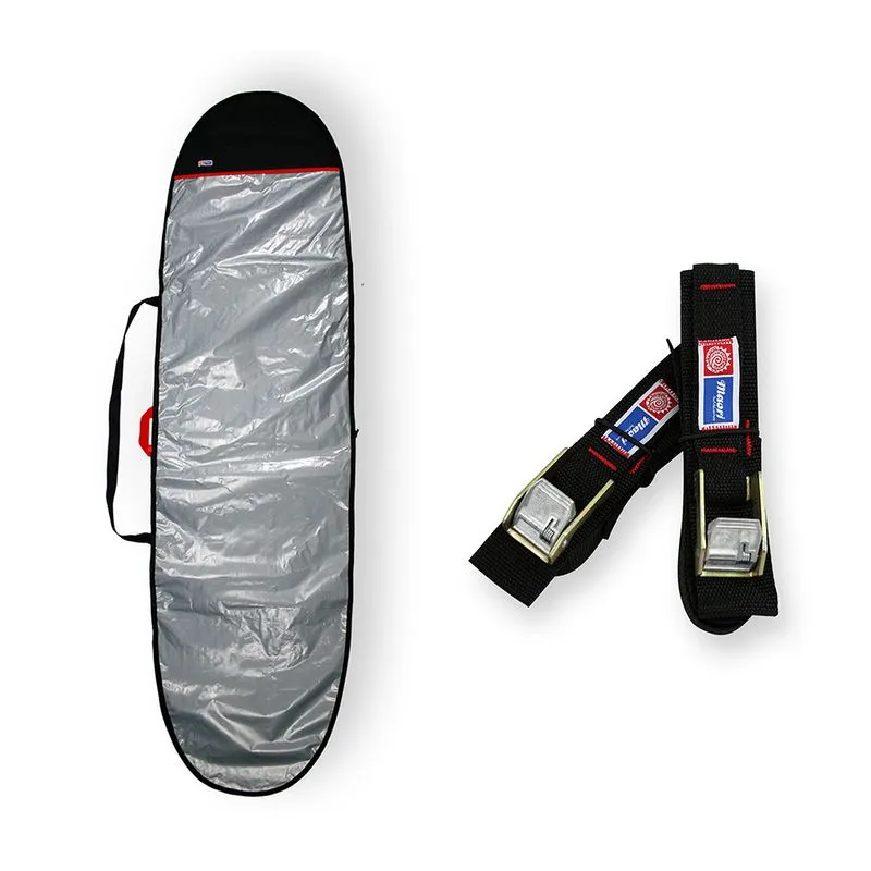 Capa Prancha Funboard Refletiva 7'5 A 7'8 E Fita Rack