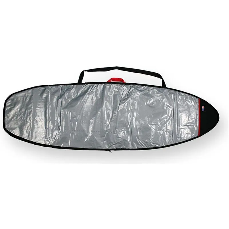 Capa Prancha Fish Refletiva 5'8 A 5'11 Com Tubo Espuma 40cm