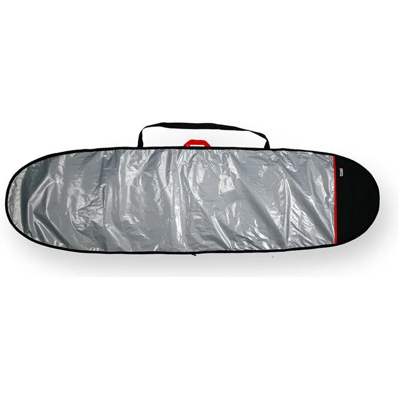 Capa Prancha Fun Refletiva 7'5 A 7'8 Com Tubo Espuma 40 Cm