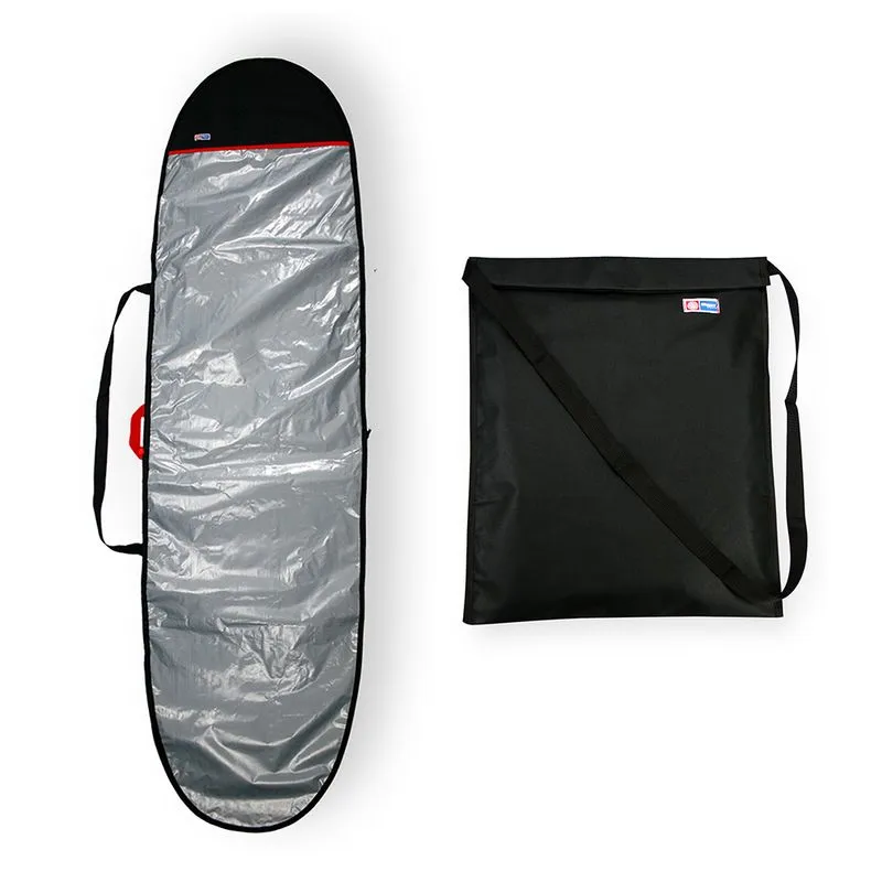 Capa Prancha Long Refletiva 9'5 A 9'8 Com Wetsuit Bag