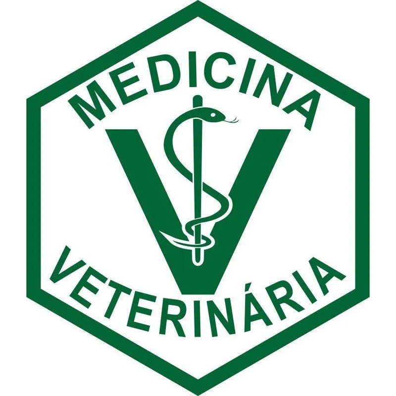 Adesivo Para Carro Medicina Veterinária Brasão Curso Animais