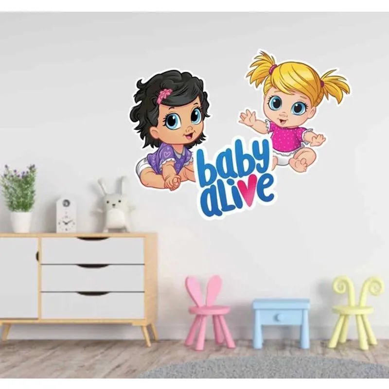 Adesivo de Parede Baby Alive Tamanho 60cmx45cm mod37