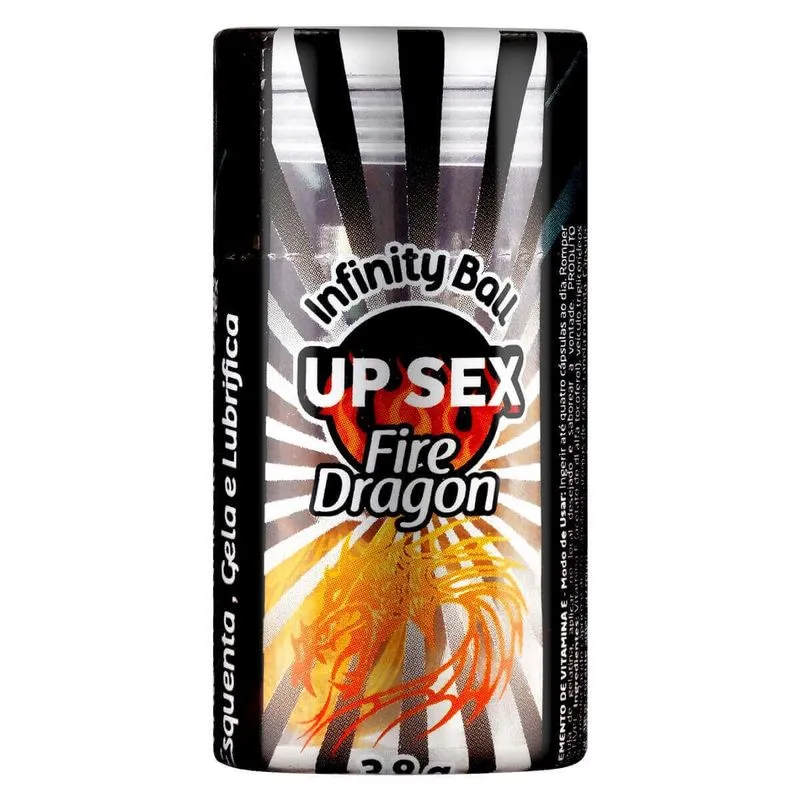 Infinity Ball Up Sex Fire Dragon Esquenta Gela e Lubrifica Infinity Sex