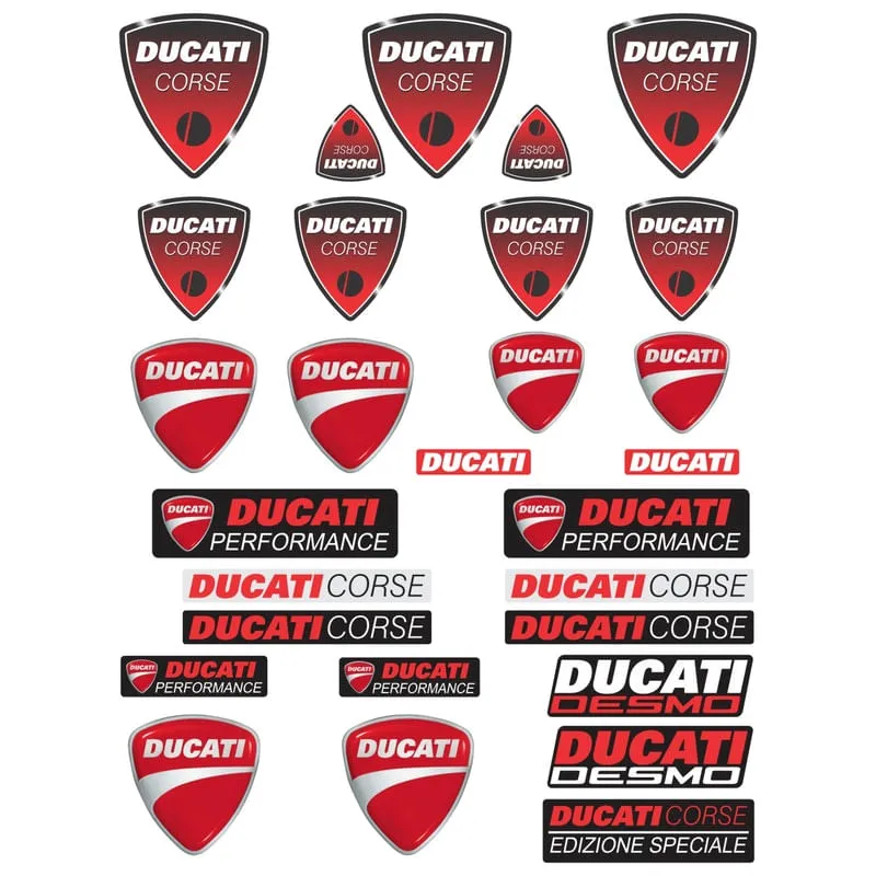 Adesivo Capacete Ducati Corse