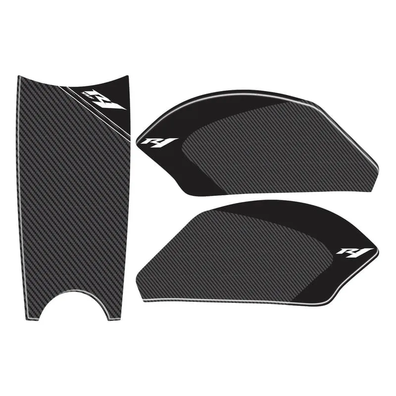 Kit Protetor Adesivo Capa Para Tanque e Lateral R1 Resinado