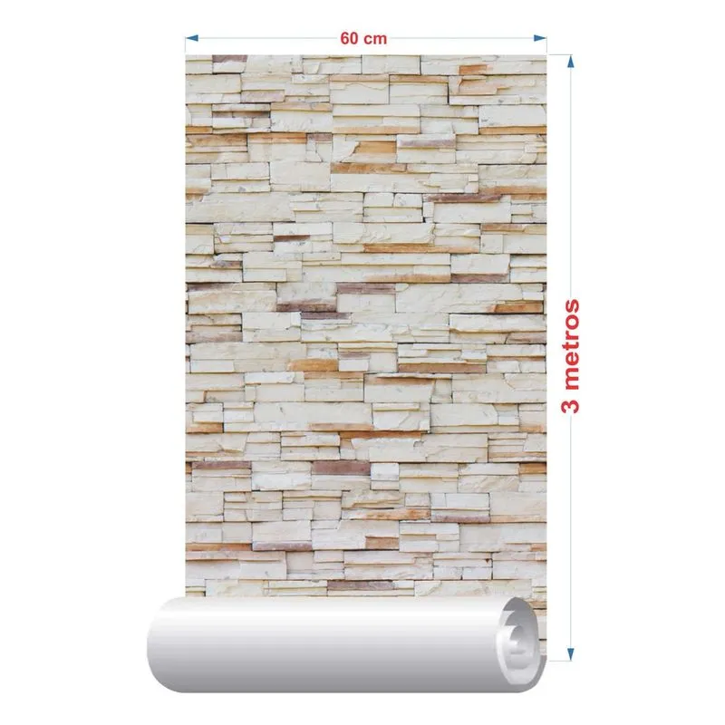 Papel De Parede Pedras Adesivo Auto Colante Mod 16