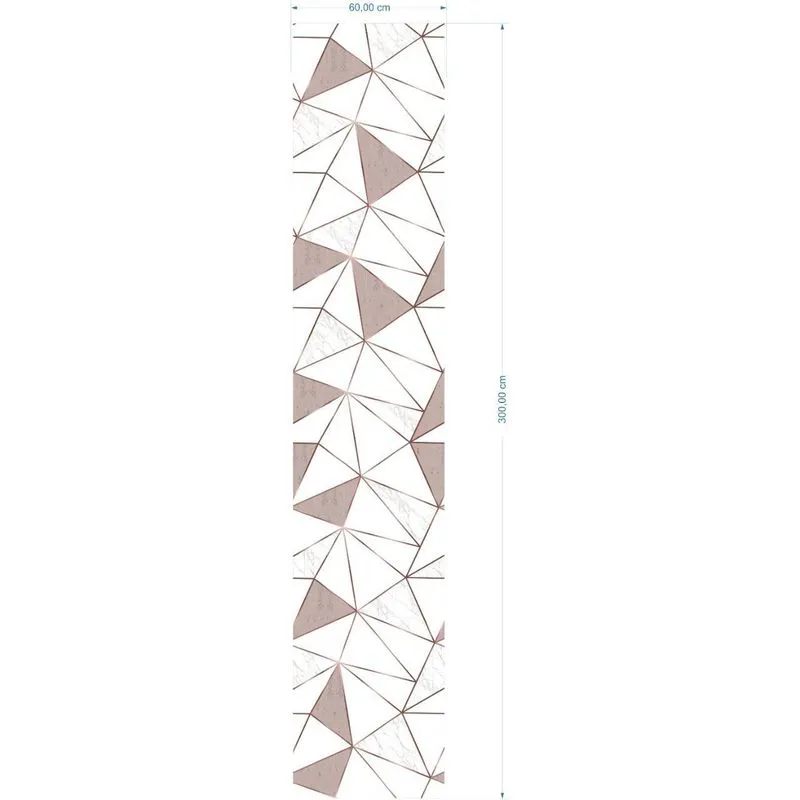 Papel De Parede Zara Mármore Marrom Rose Gold