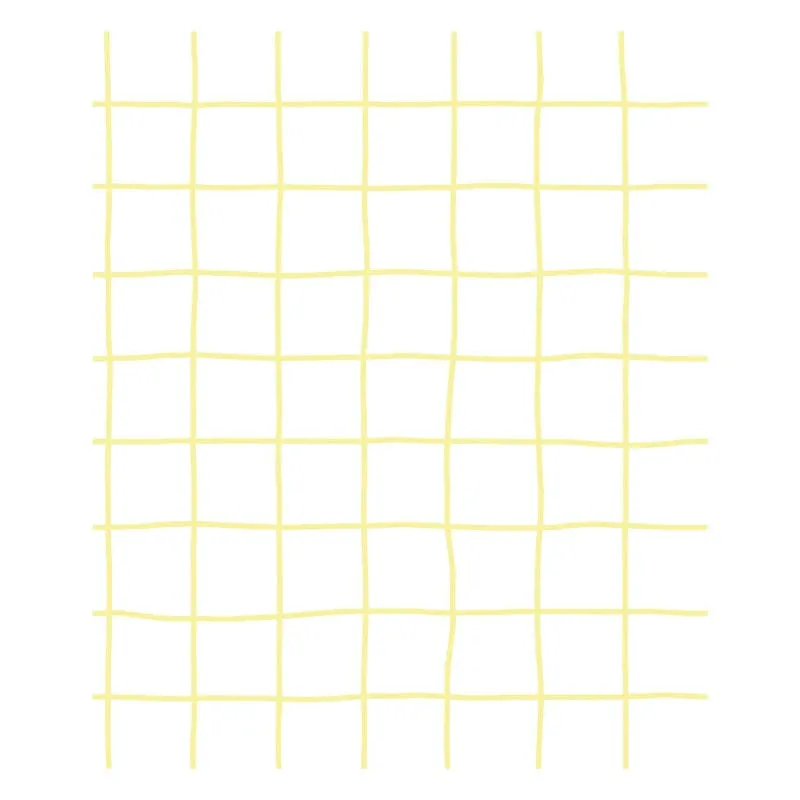 Papel De Parede Decorativo Infantil Quadriculado Amarelo