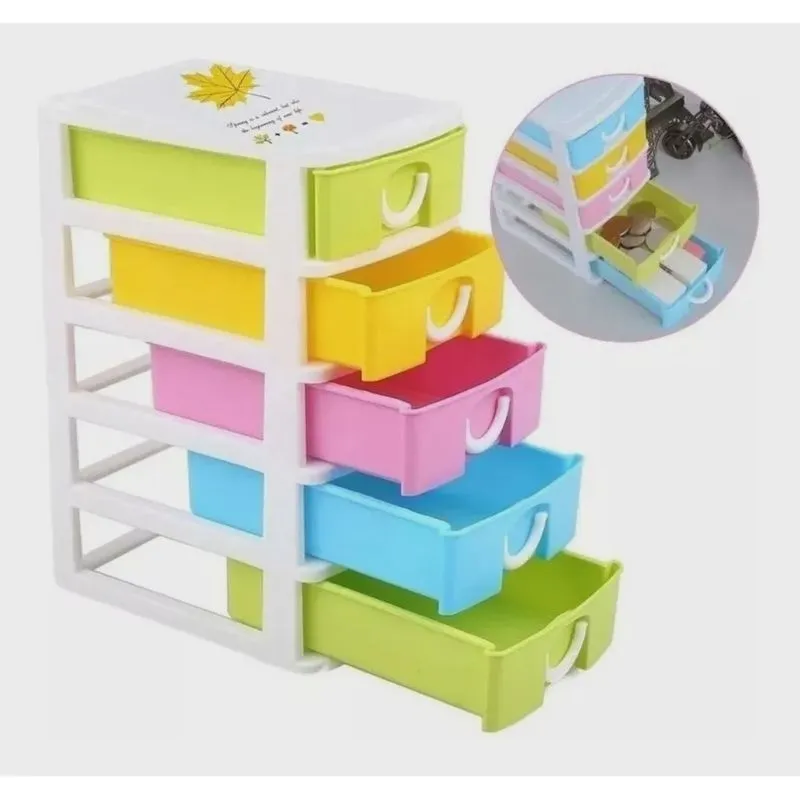 Organizador Mini Gaveteiro De Plástico Multiuso Porta Joia