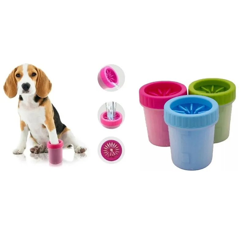 Lava Patas Copo Pet Para Cães e Gatos Sortido