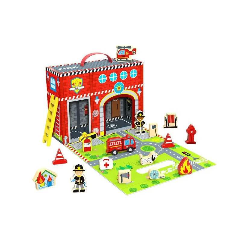 Caixa Divertida Bombeiros - Tooky Toy