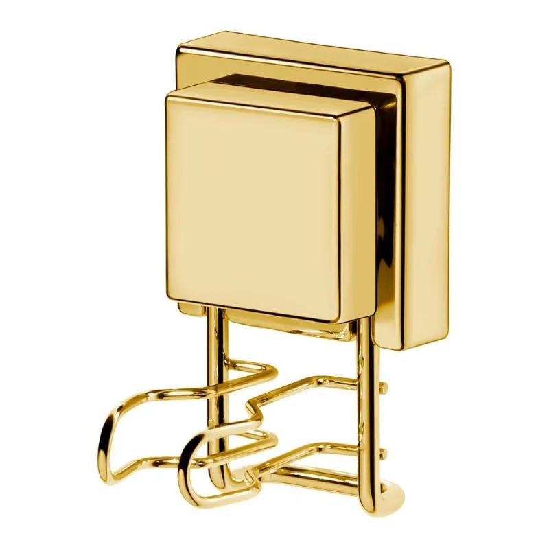 Suporte Para Ducha Chuveirinho Fixação Ventosa - Dourado