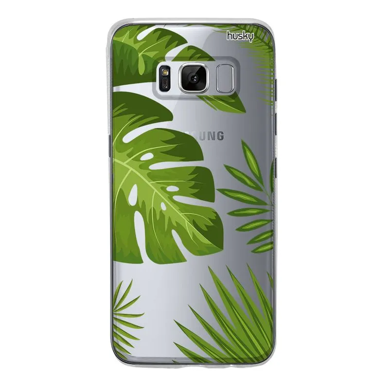 Capa Personalizada para Galaxy S8 - Plantas Folhas Grandes - Husky
