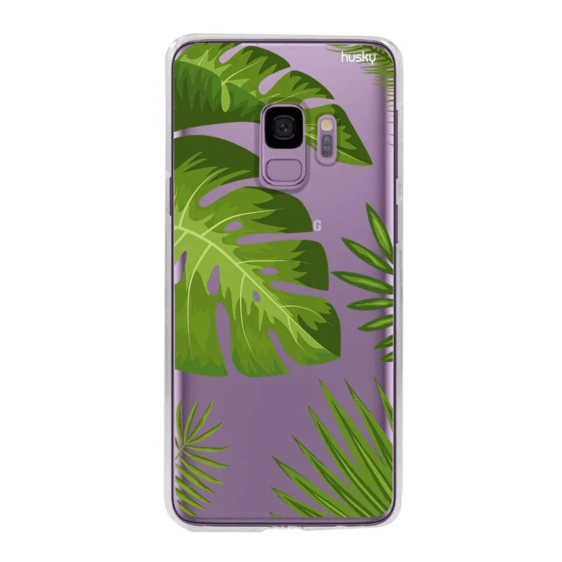 Capa Personalizada para Galaxy S9 - Plantas Folhas Grandes - Husky