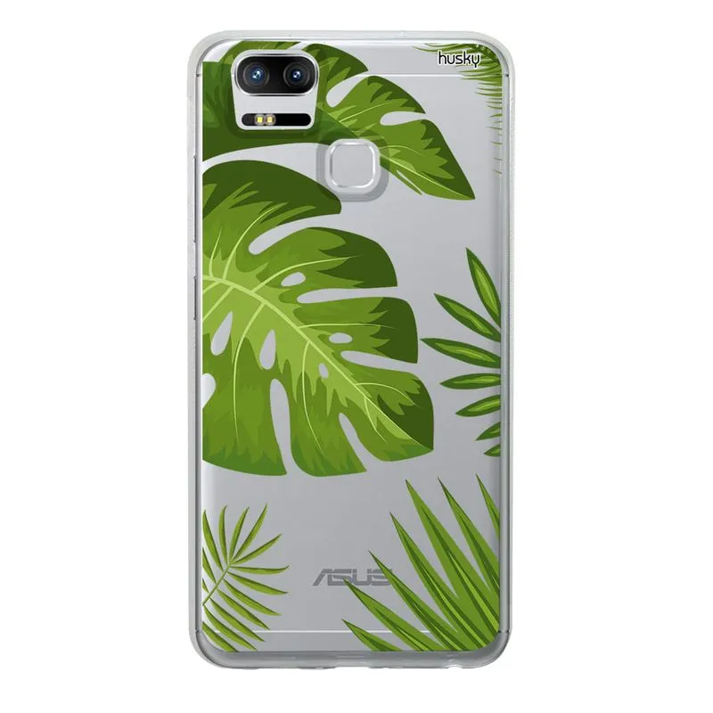 Capa Personalizada para Zenfone 3 Zoom 5.5 - Plantas Folhas Grandes - Husky