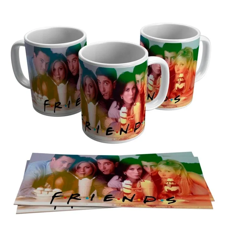 Caneca Série Friends Personagens Netflix Seriado Tv Presente