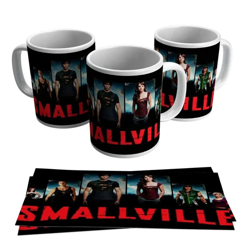 Caneca Smallville Série Netflix Seriado Tv Personagens