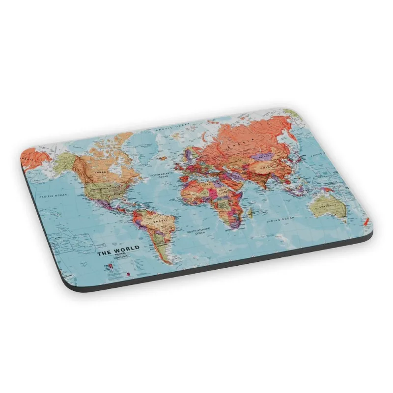 Mousepad Mapa Múndi Países Do Mundo Planeta Terra