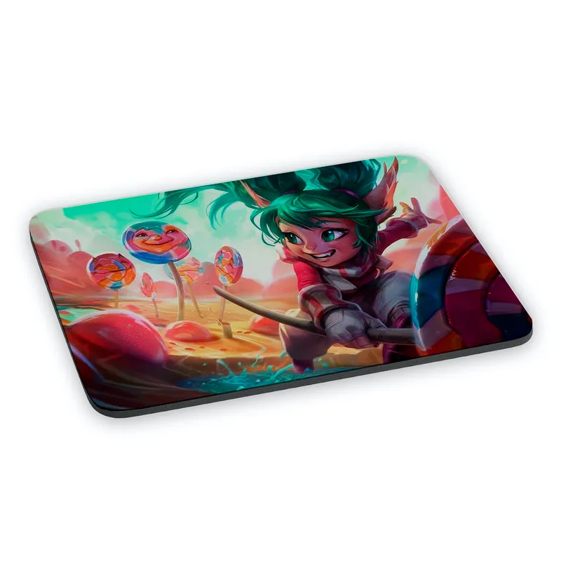Mousepad Poppy Lol League Of Legends Jogo Gamer Geek Game