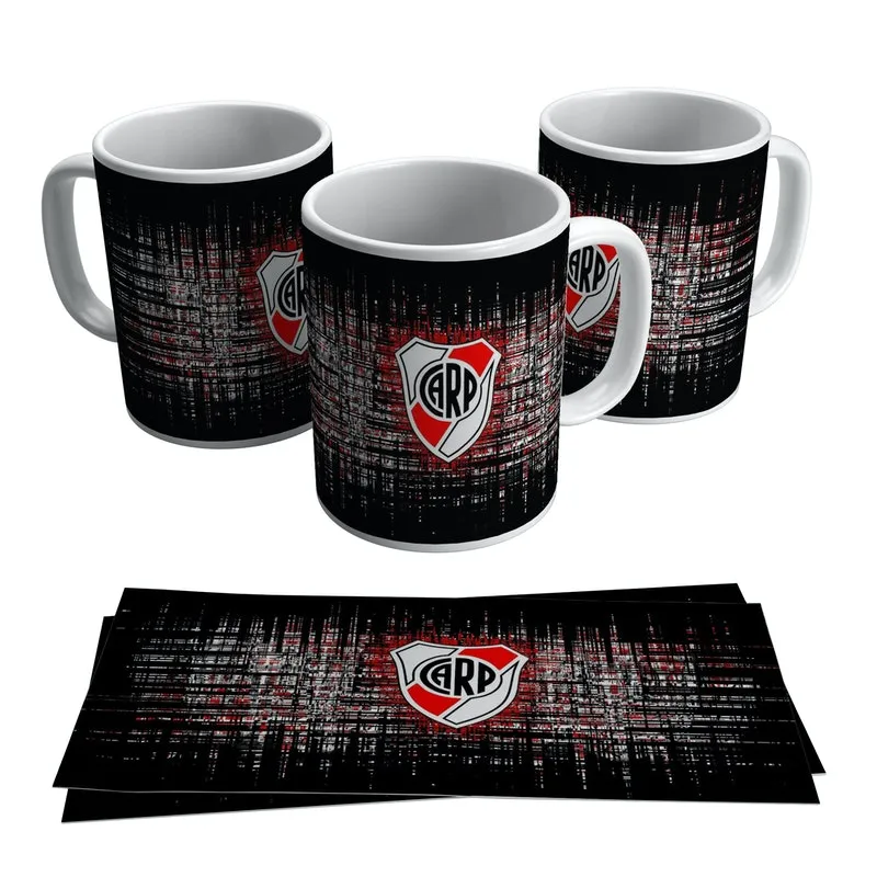 Caneca River Plate Argentina Escudo Futebol Brasão Logo Time