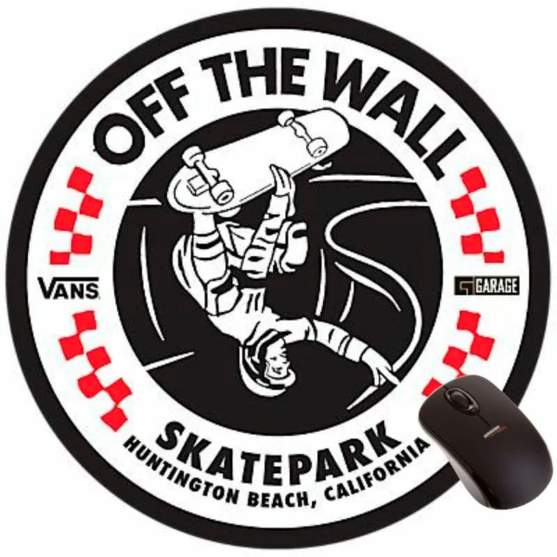 Mousepad Vans Logo Skate Marca de Roupa Famosa Sk8