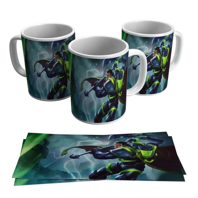 Caneca Darius Skins League of Legends LOL A Mão de Noxus