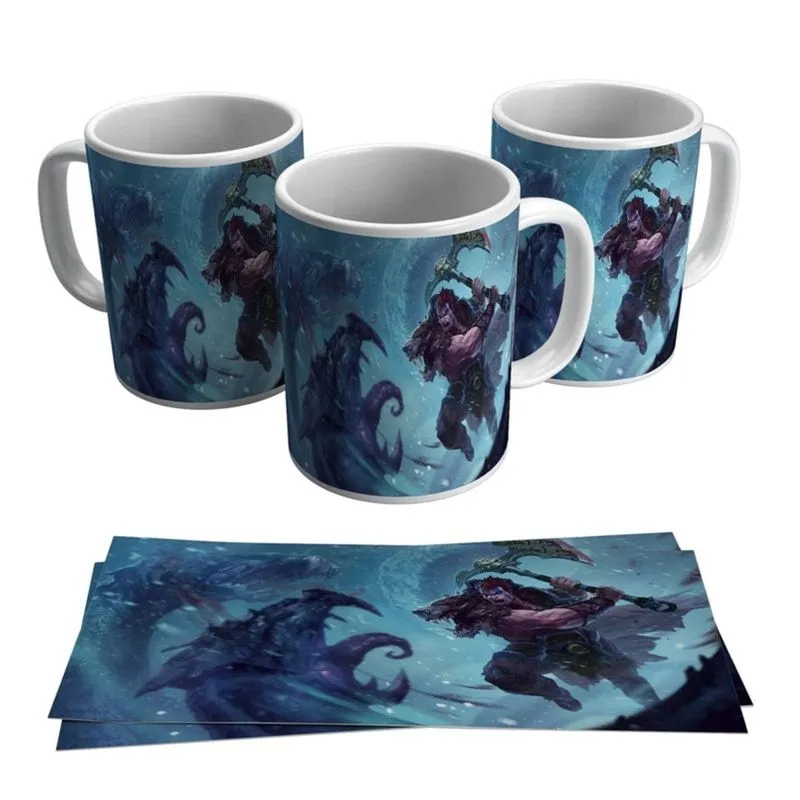 Caneca Darius Skins League of Legends LOL Gamer Geek Jogo