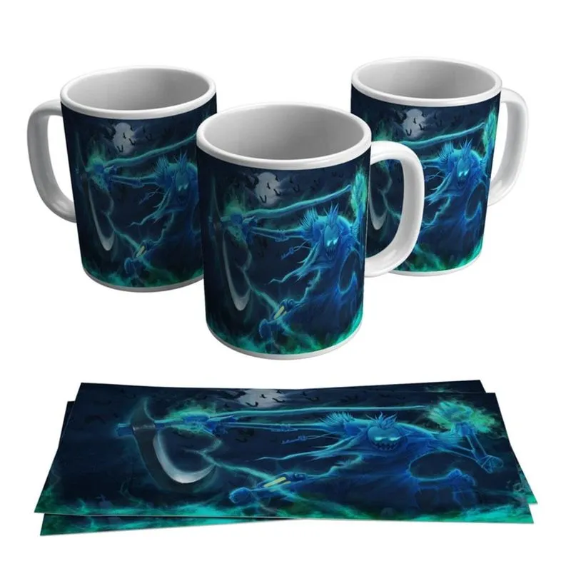 Caneca Fiddlesticks Skins League of Legends LOL Mensageiro da Morte