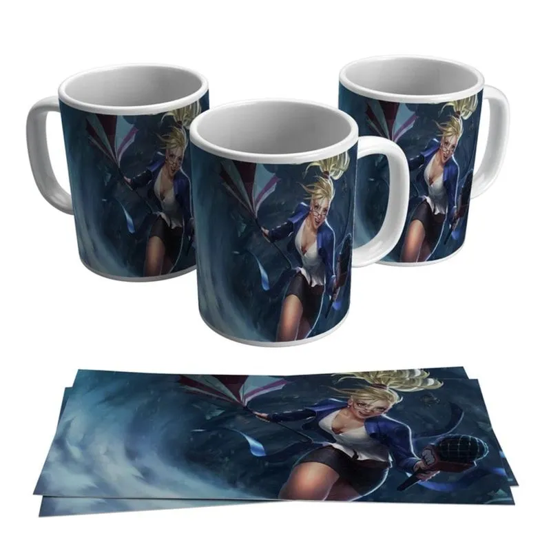 Caneca Janna Skins League of Legends LOL A Fúria da Tormenta