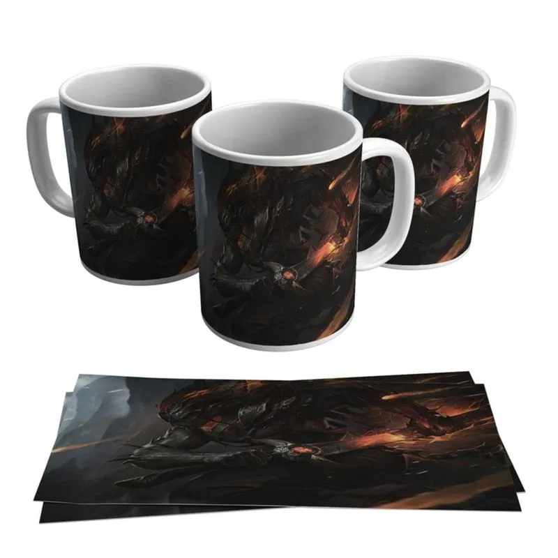Caneca Yasuo Skins League of Legends LOL Jogo Gamer Geek