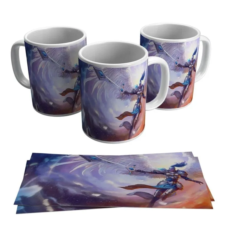 Caneca Kayle Skins League of Legends LOL A Justa Gamer Jogo