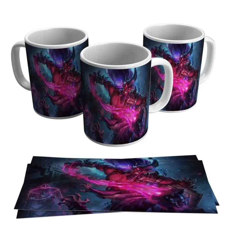 Caneca Ryze Skins League of Legends LOL Gamer Geek Game Jogo