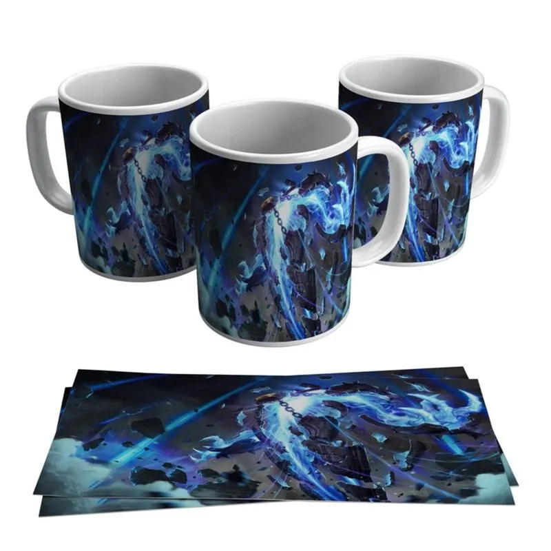 Caneca Xerath Skins League of Legends LOL Gamer Geek Jogo Game