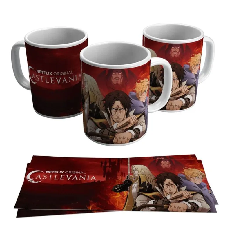 Caneca Castlevania Série Netflix Vampiro Drácula Jogo Japônes