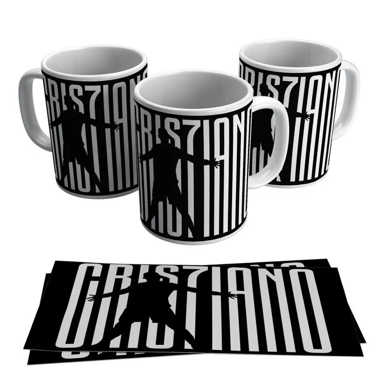 Caneca Cristiano Ronaldo Juventus Craque 325ml