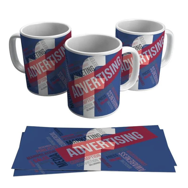 Caneca Facebook Ads Marketing Digital Publicidade Anúncio