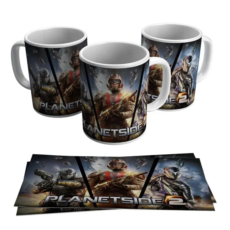 Caneca Planetside 2 Vídeo Game 325ml