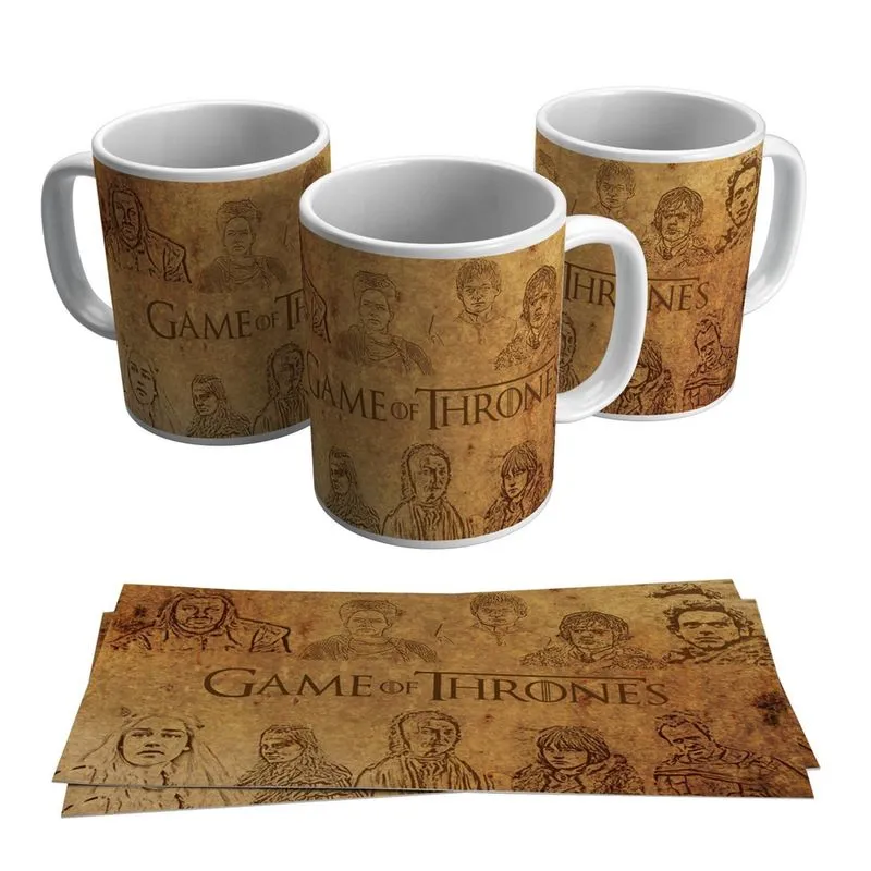 Caneca Game Of Thrones Caricatura Got 325ml