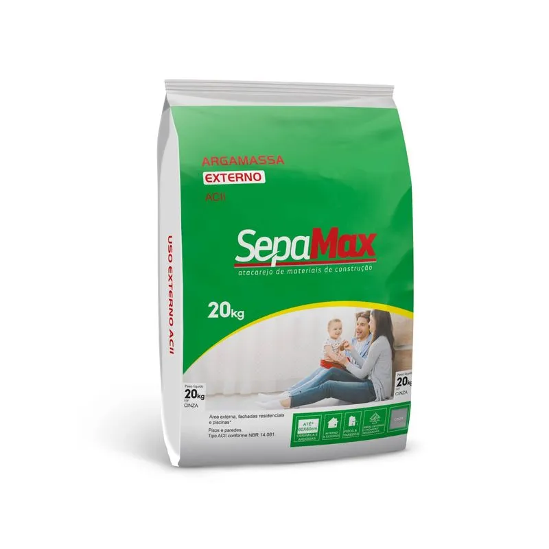 SEPAMAX ARGAMASSA EXTERNA AC-II 20KG