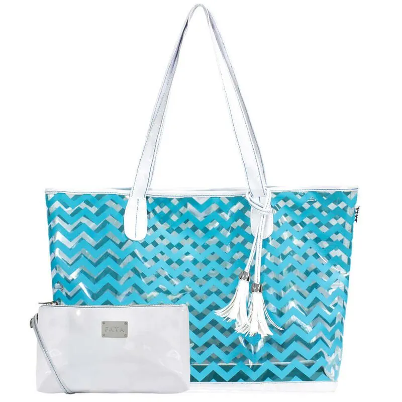 BOLSA DE PRAIA MARÉ FATA AZUL Fata