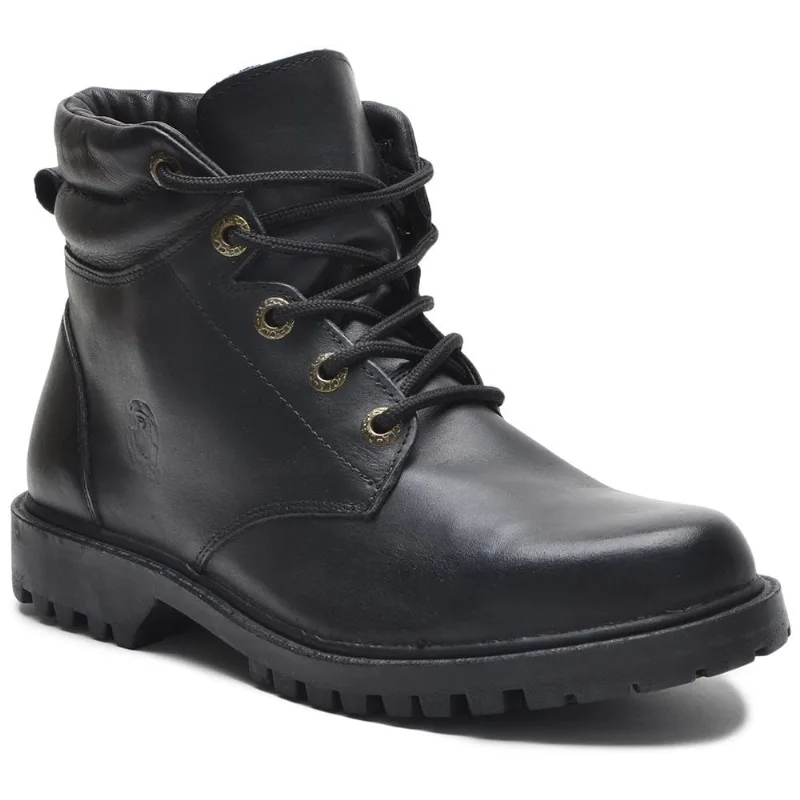 Coturno Bota Adventure Couro Natural Cla Cle