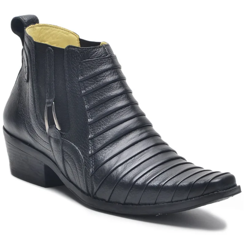 Bota Tatu Masculina Texana Country Em Couro